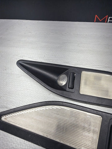 BMW E39 M5 540I REAR DOME LIGHT INTERIOR READING LAMP BLACK R/L 2491509 2491510