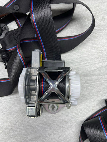 BMW 15-20 F82 M4 Coupe Competition Front Seat Belts Seatbelts Pair 34097873