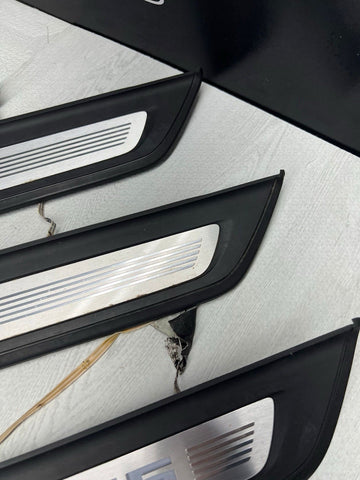 18-23 OEM BMW F90 M5 Door Sills Illuminated Covers Trims Scuff Plates SET