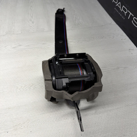 OEM BMW G80 M3 Competition Rear Left Driver Side Seatbelt Retractor M Stitch