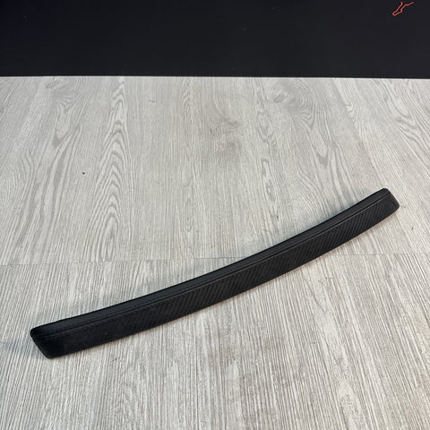 08-13 BMW E92 E93 M3 REAR LEFT DRIVER PANEL CARBON LEATHER TRIM COVER OEM