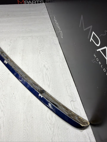 2001-2006 BMW E46 M3 Factory Rear Trunk Spoiler Lip 2695445 Topaz Blue OEM