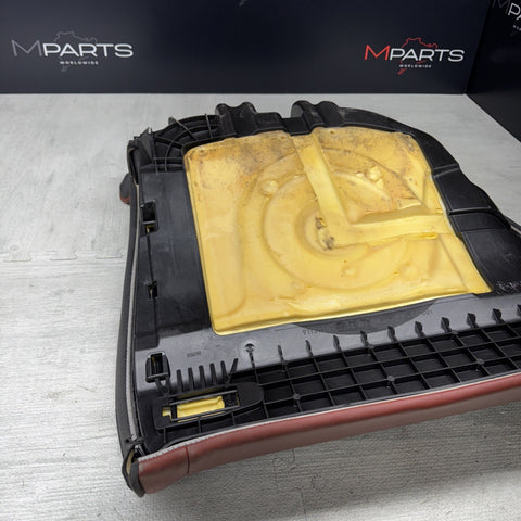 08-13 BMW E93 M3 Coupe Right Passenger Rear Seat Bottom Bench Fox Red Leather