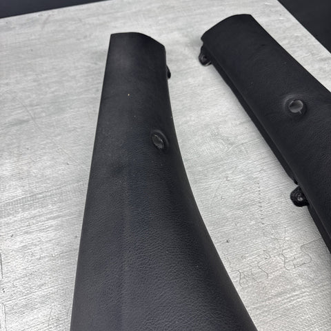01-06 BMW E46 M3 CONVERTIBLE REAR INTERIOR QUARTER TRIMS COVERS PANELS BLACK