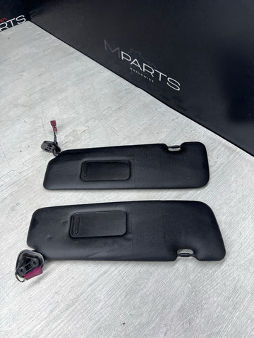 07-13 OEM BMW E88 E93 128 328 335 M3 Convertible Driver Passenger Sun Visor SET