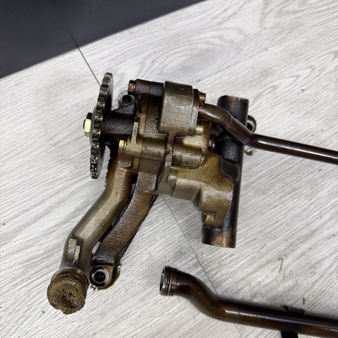 01-06 BMW E46 M3 S54 Engine Oil Pump + Pick Up Tubes