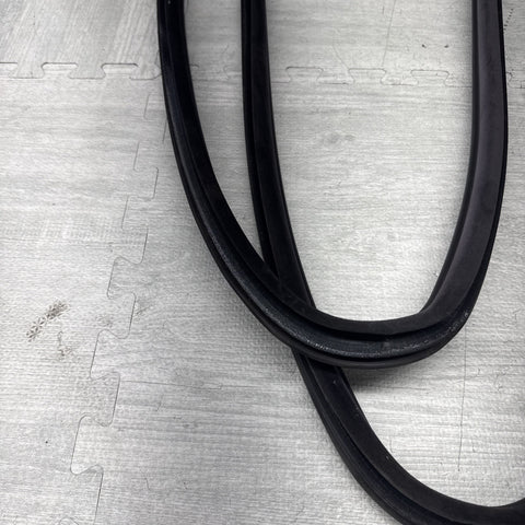 01-06 BMW E46 M3 Rear Vent Quarter Glass Window Seal Gasket Weatherstrip Set OEM