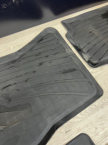 Genuine OEM Porsche 4 Piece All Weather Floor Mats for 2018-2023 Macan