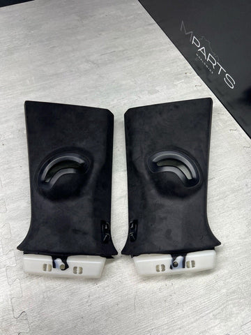 BMW 20-25 X6 X6M G06 F96 Front Left & Right Alcantara B Pillar Pillars Trims