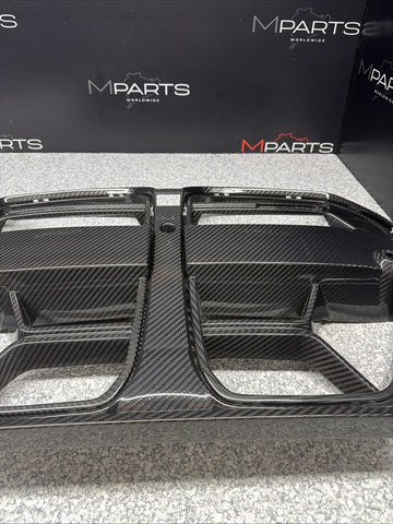 NEW 21-26 BMW G80 G82 G83 M3 M4 REAL CARBON FIBER CSL STYLE NOSE GRILL GRILLE