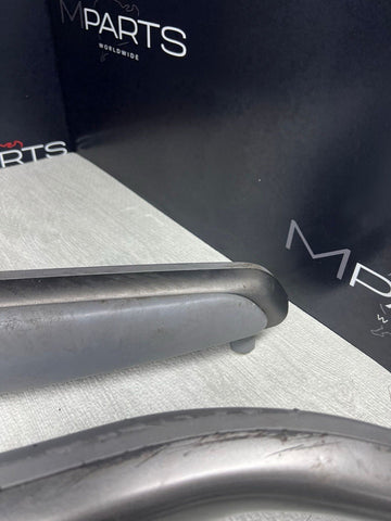 01-06 BMW E46 M3 Convertible Interior Armrests Trim Set Titan Shadow Grey + Pads