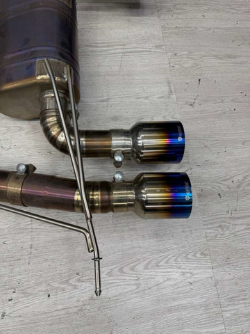 Valvetronic Designs Valved Titanium Full Exhaust w/ Burnt Tips 20-25 BMW G87 M2