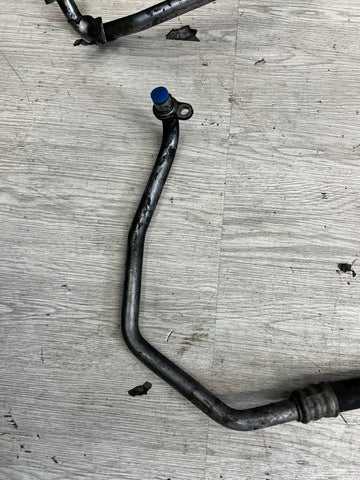 08-13 OEM BMW E90 E92 E93 M3 Engine S65 Oil Cooler Pipe Line Inlet Outlet