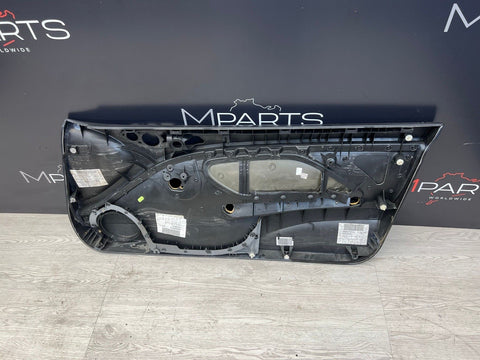 01-06 BMW E46 M3 DRIVER LEFT SIDE DOOR PANEL CARD BLACK OEM