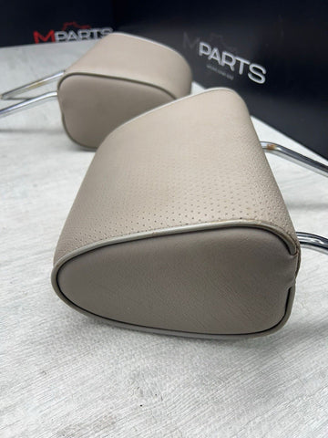 BMW E30 318 325 3 Series Headrests Head Rests Beige Driver and Passenger