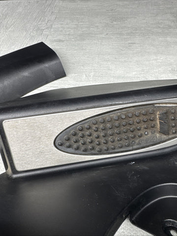 01-06 BMW E46 M3 Left Right Kick Dead Pedals Covers Trims Panels Genuine Black