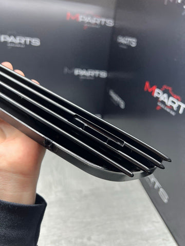01-06 BMW E46 M3 Gloss Black Fender Vents Grilles Grills Trims NO EMBLEMS