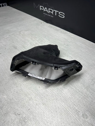 16-21 OEM BMW F87 M2 Ebrake Parking Hand Brake Handle Alcantara Boot Blue Stitch