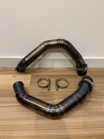 RK TITANIUM BMW F80 F82 F83 F87 M2 M3 M4 S55 INTAKE CHARGE PIPES DUCTS INLET