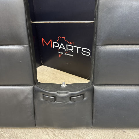 BMW 01-06 E46 M3 Convertible Rear Seat Back Rest Cushion Black Leather Backrest