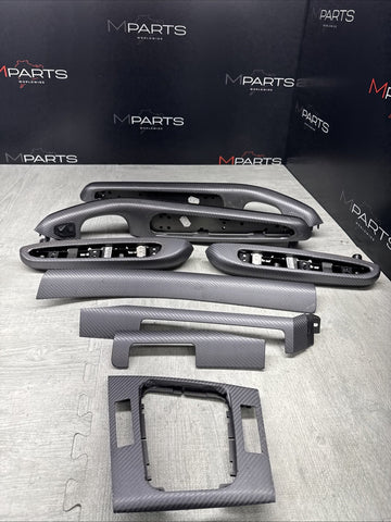 01-06 BMW E46 M3 Coupe Interior Armrests Trim Set Wrapped  *NOTES*