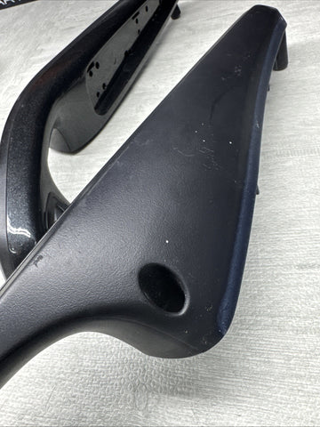 01-06 BMW E46 M3 Convertible Coupe Interior Armrests Trim Set Painted Black