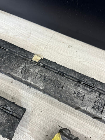 02-06 BMW E46 M3 Front Bumper Rebar Styro Foam Support Complete / Separated