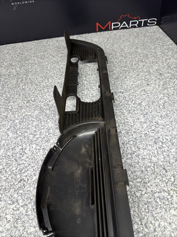 01-06 BMW E46 M3 CONVERTIBLE REAR SEAT ROLLOVER BAR TRIM COVER BLACK 8204279 OEM