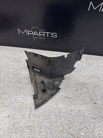 OEM BMW E46 M3 Front Left Splash Shield Guard Liner + Temp Sensor *Damage