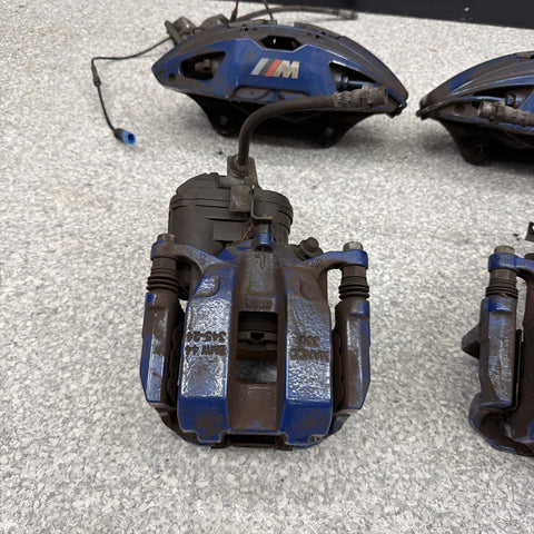 OEM BMW G20 G22 G23 M240 M340 M440 Front Rear Left Right Brake Calipers Blue SET