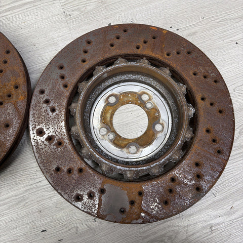 OEM 15-20 BMW F80 F82 F83 F87 M2 M3 M4 Rear Brake Disc Rotors