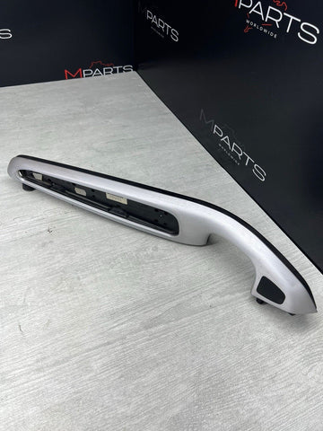 01-06 BMW E46 M3 Brushed Aluminum/Black Door Trim Armrest Right Front Passenger