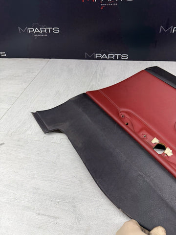 BMW 01-06 E46 M3 COUPE RIGHT REAR QUARTER INTERIOR TRIM PANEL IMOLA RED *Notes*