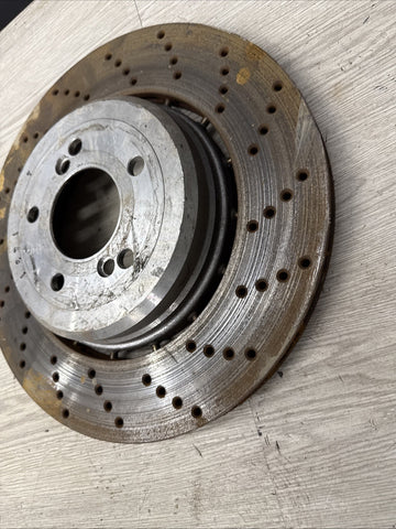 SHW Performance Rear Right Disc Brake Rotor 06-10 BMW E60 E63 E64 M5 M6