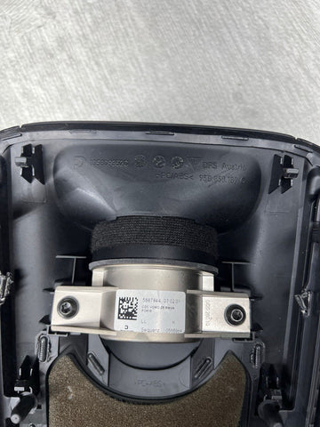 2015-2022 Porsche Macan Black Dashboard Analog Clock W/ Trim Panel OEM