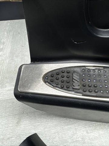 01-06 BMW E46 M3 Left Right Kick Dead Pedals Covers Trims Panels Genuine Black