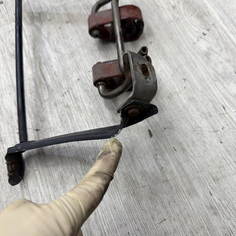 BMW E90 E92 E93 M3 08-13 Muffler Bracket Hanger 8041984 *Bent*