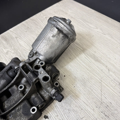 BMW S54 3.2L Engine Oil Filter Housing 01-08 E46 M3 Z4 11427839858 *Notes*