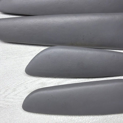 01-06 BMW E46 M3 Convertible Door Arm Rest Armrest Pads Grey