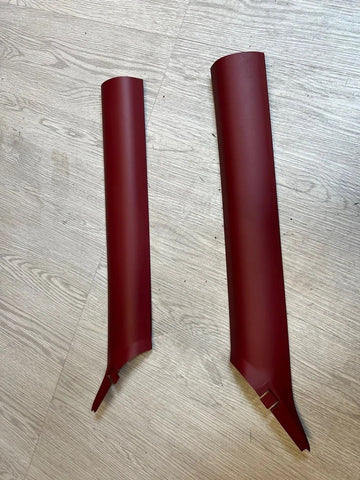 96-02 BMW Z3M Roadster Front Windshield A Pillars Interior Trims Imola Red