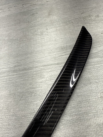 2001-2006 BMW E46 M3 Rear Trunk Spoiler Lip Carbon Fiber *Bubbling / Warped*