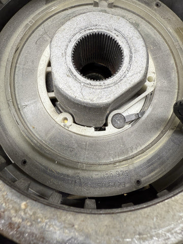 1987 - 1993 BMW E30 318 325 M3 4-Spoke Steering Wheel Leather Black OEM 1156363