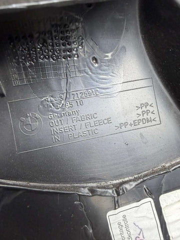 BMW 01-06 E46 325 330 M3 OEM Convertible Rear Top Lateral Trims Panels Black