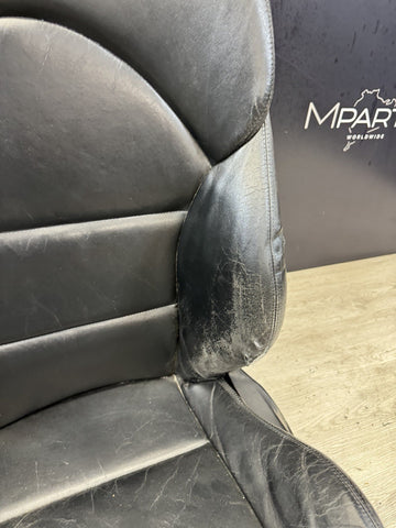 01-06 BMW E46 M3 Coupe Interior Front Seats Black heated Powered *Notes*