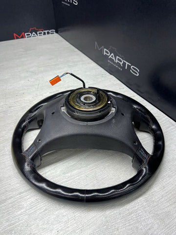 96-99 BMW E36 M3 M-TECH 4-SPOKE LEATHER STEERING WHEEL OEM