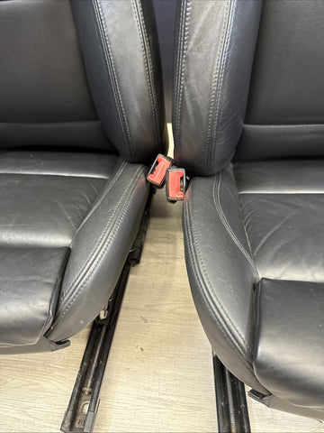 08-13 BMW E92 M3 Coupe Original Black Interior Front Seats Powered Non Heated