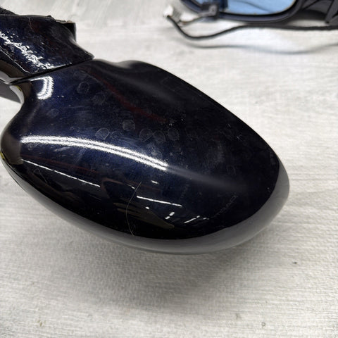 01-06 BMW E46 M3 Side View Door Mirrors Pair Painted Carbon Black *Notes*
