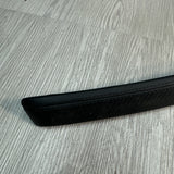 08-13 BMW E92 E93 M3 REAR LEFT DRIVER PANEL CARBON LEATHER TRIM COVER OEM
