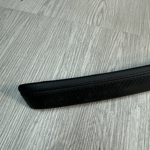 08-13 BMW E92 E93 M3 REAR LEFT DRIVER PANEL CARBON LEATHER TRIM COVER OEM