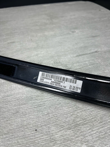 BMW 19-24 M850i 840i M8 G15 ROOF RAILS SIDE DRIP MOLDINGS TRIMS OEM